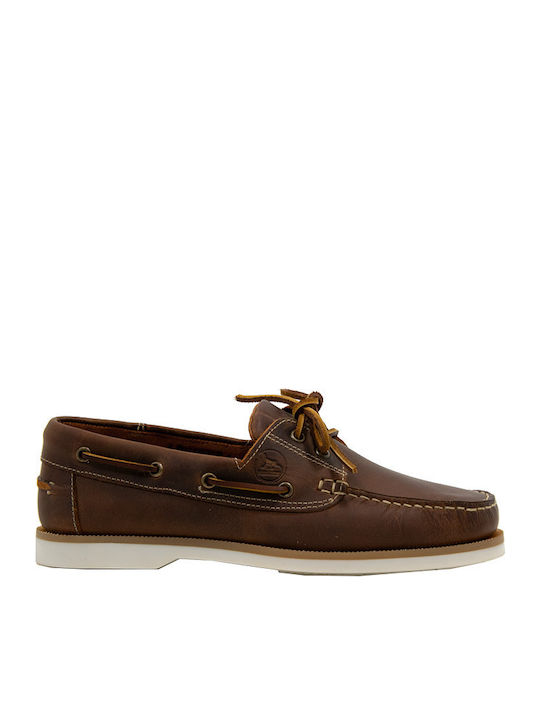 Men's Leather Moccasins Tabac Brown