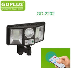 GDPLUS Solar Light Floor 2W with Motion Sensor, Photocell and Remote Control IP67