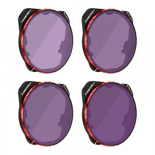 Freewell Bright Day ND/PL Objektivfilter-Set für DJI Mavic 3 Pro 4Stück