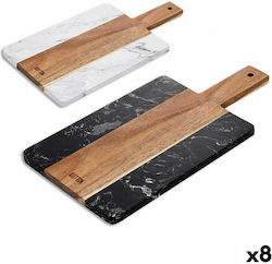 Quttin Rectangular Marble Chopping Board Multicolour 38x18cm 8pcs