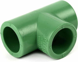 Pipe Tee Polypropylene 50mm 02460