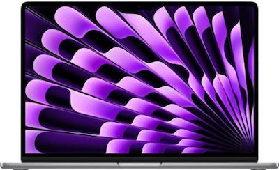 Apple MacBook Air 15" (2024) 15.3" Retina Display (M3-8-core/16GB/512GB SSD) Space Gray (US Keyboard)