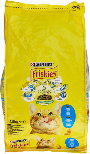 Friskies Friskies Hrană Uscată pentru Pisici cu Somon 1.5kg