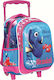 Paxos Dory School Bag Trolley Kindergarten Multicolour with Water Bottle Holder