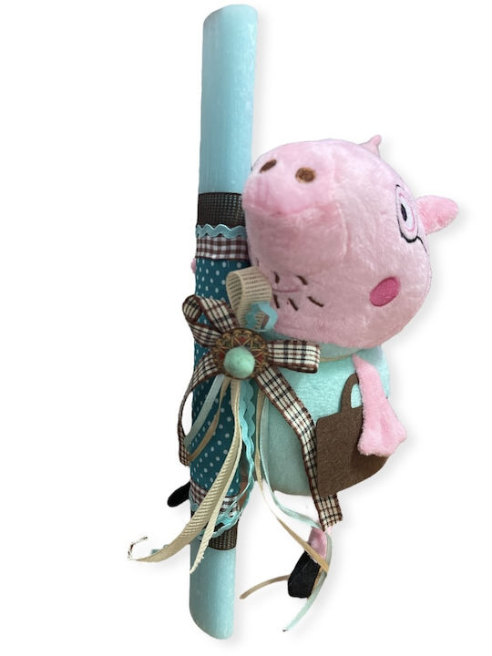 Handgefertigte Osterkerze Peppa George 25cm