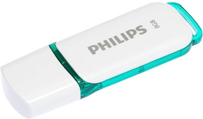 Philips Snow Edition 8GB USB 2.0 Stick Grün