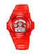 Skmei Digital Women's Watch with Rubber Strap Red