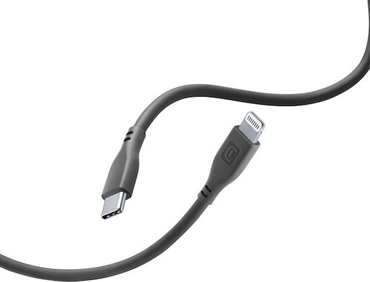 Cellular Line USB-C to Lightning Cable Μαύρο 1.2m