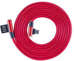 Sbox Regular USB 2.0 σε micro USB 1.5m Κόκκινο