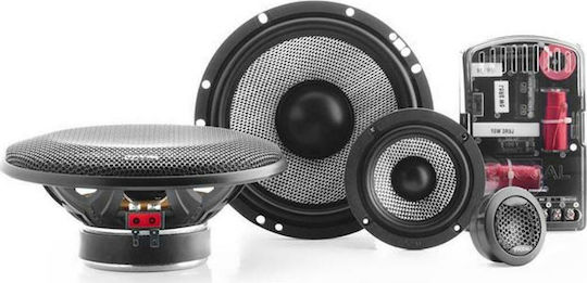 Focal 165 As3 Σετ Ηχεία Αυτοκινήτου Διαιρούμενα 6.5" με 160W RMS (3 Δρόμων)