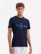 T-shirt Μπλε Σκούρο