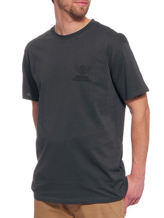 Horsefeathers Men's Athletic T-shirt Short Sleeve Gray