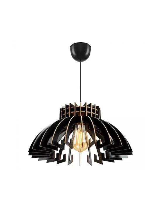 HomeMarkt Pendant Light for Socket E27 Black