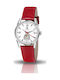 Lip Watches Women's Watch with Red / Red Leather Strap
