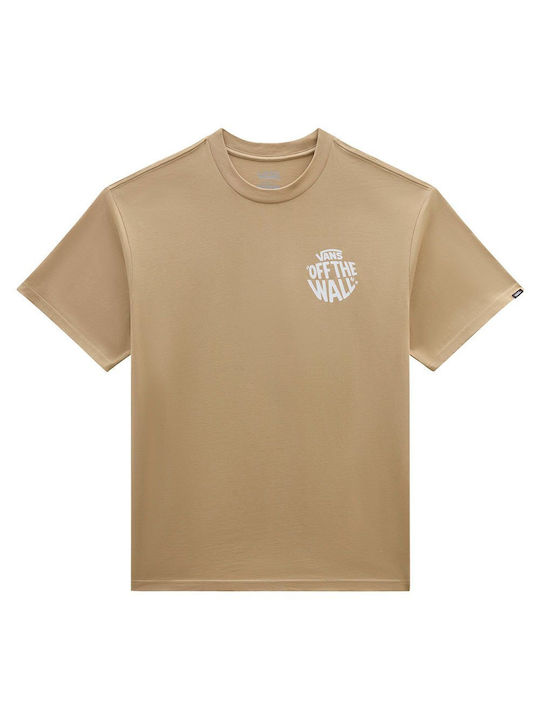 Vans Circle Men's Short Sleeve T-shirt Brown