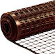 Grasher 101952 Plasă de Balustradă Maro 1x50m