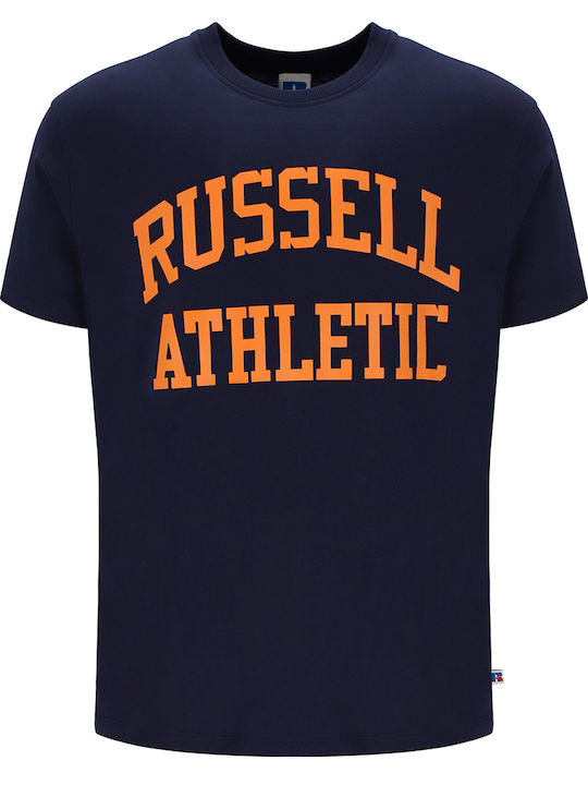 Russell Athletic T-shirt Bărbătesc cu Mânecă Scurtă Albastru marin