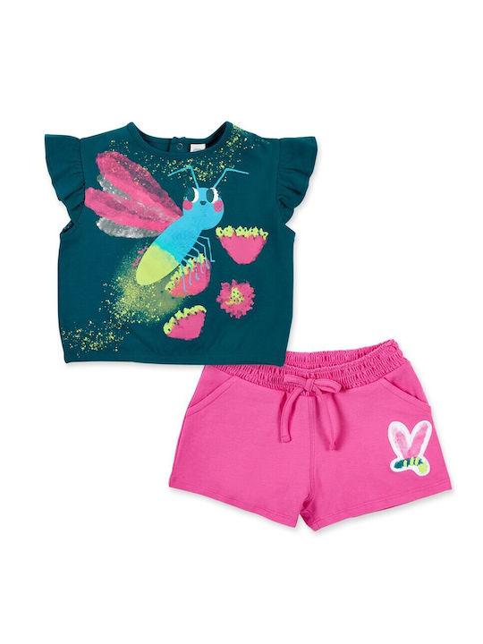 Tuc Tuc Kids Set with Shorts Summer 2pcs Green