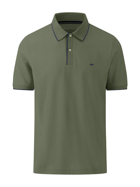 Fynch Hatton Men's Short Sleeve Blouse Polo Khaki