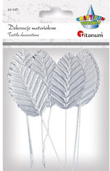 Titanum Декоративен Елемент за Направи си сам Проекти Сив 10бр 3x5см.