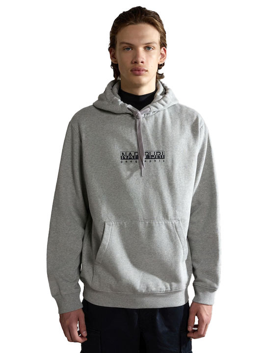 Napapijri Herren Sweatshirt mit Kapuze grey