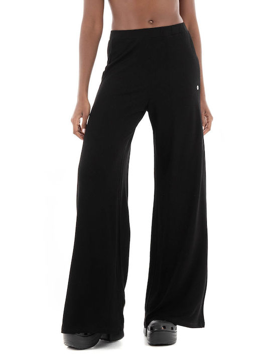 Deha Women's Fabric Trousers Black