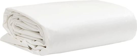 vidaXL Impermeabil Prelată 600gr/m² 2x1.5m. Heavy Duty Alb