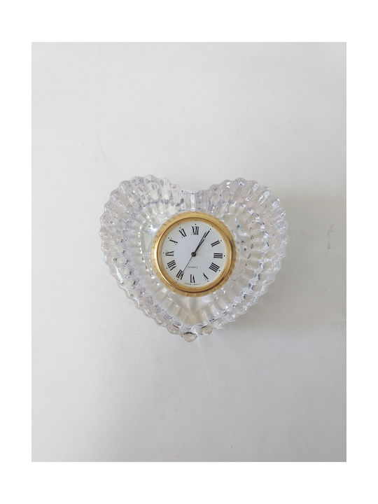 Καρδιά Wall Clock Glass