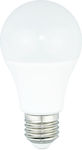 Aca Λάμπα LED για Ντουί E27 και Σχήμα A60 Θερμό Λευκό 950lm με Φωτοκύτταρο