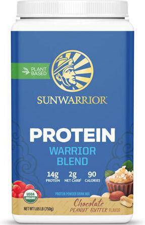 Sunwarrior Warrior Blend Organic Gluten & Lactose Free with Flavor Chocolate Peanut Butter 750gr