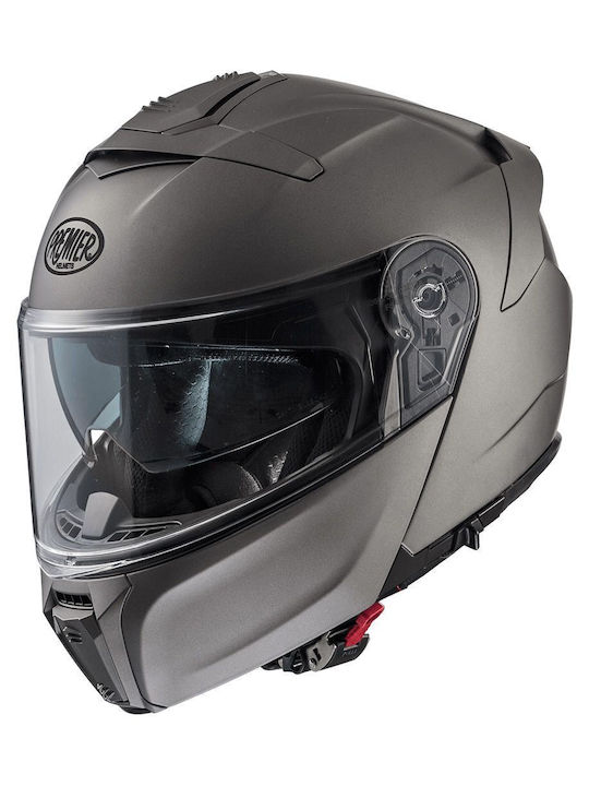 Premier Legacy GT DCA Anthrazit Matt U17 BM Motorcycle Helmet Flip-Up ECE 22.06 with Pinlock and Sunvisor