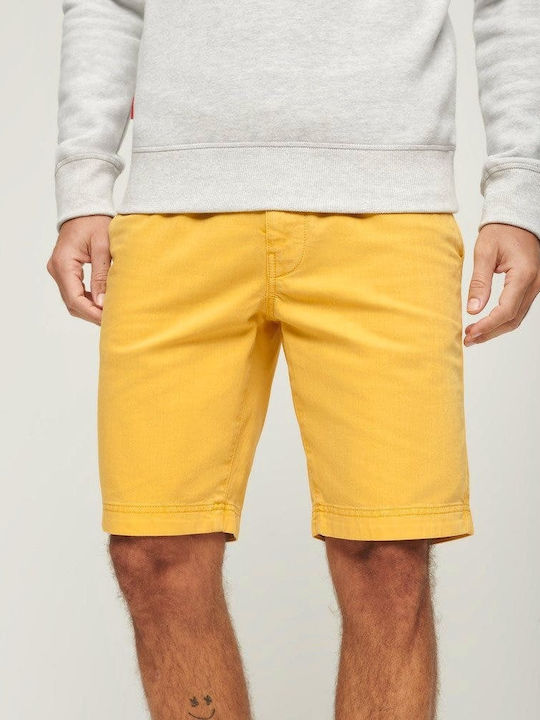 Superdry Vintage Officer Men's Shorts Chino Yellow