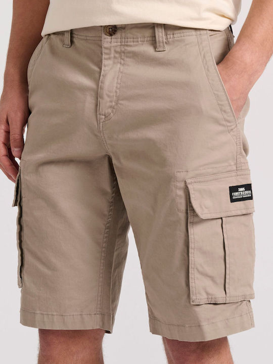 Funky Buddha Ανδρική Βερμούδα Cargo GREIGE