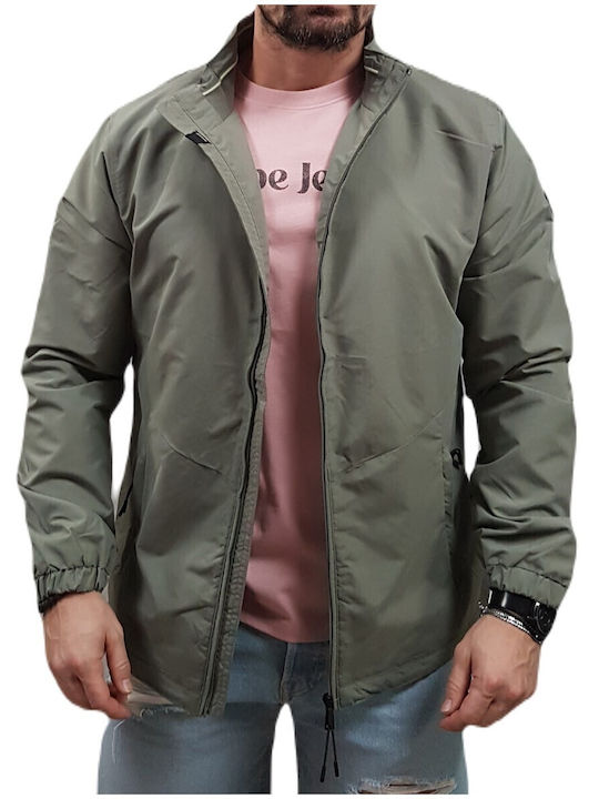 Rebase Herren Jacke Lässig Winddicht Fog Mint