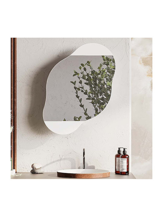 Megapap Bathroom Mirror made of Particle Board 60x13cm White