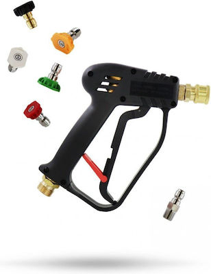 Autobrite Direct Pressure Washer Gun & Nozzle Kit Karcher Hose Connector