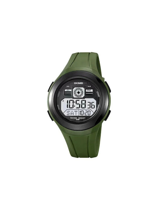 Skmei Digital Watch Chronograph Battery in Green Color