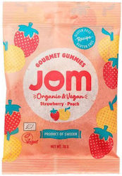 Jom Gourmet Gummies Strawberry Peach Χγ 70gr