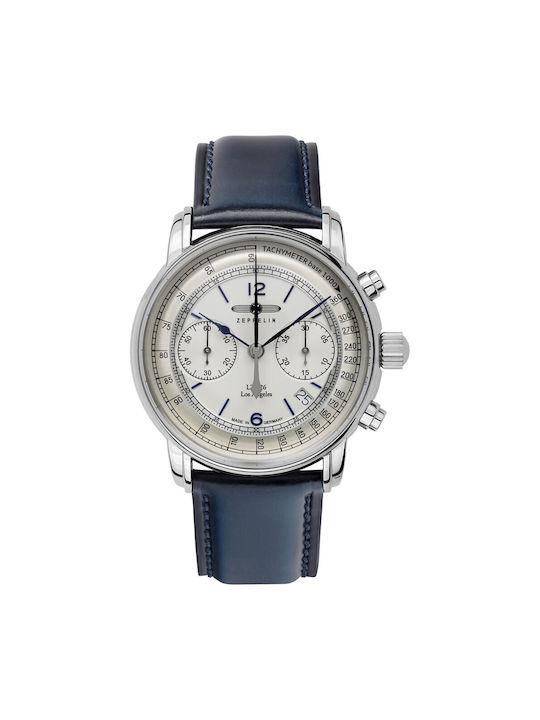 Zeppelin Lz-126 Watch Chronograph Battery in Blue Color