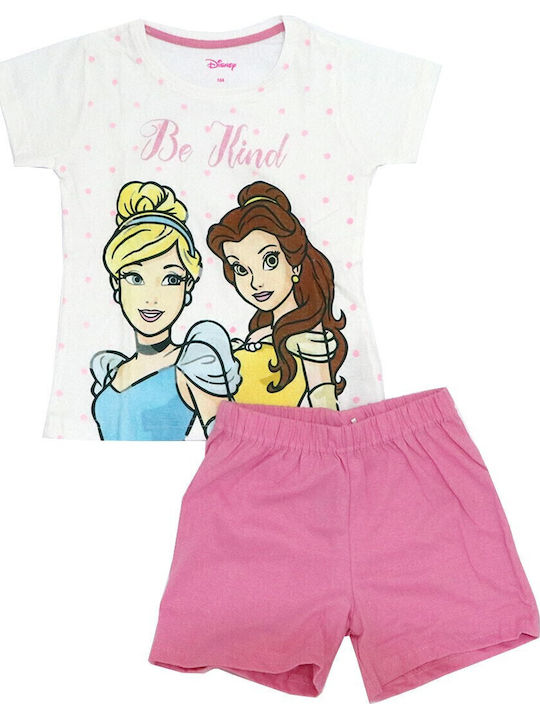 Disney Детска пижама Лятна Pink Princess