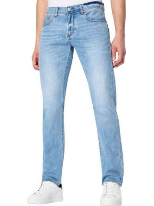 Ανδρικό Παντελόνι Τζιν με Slim Εφαρμογή Blue