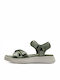 Tamaris Anatomic Women's Sandals with Ankle Strap Green