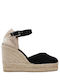 Castaner Women's Platform Espadrilles Black