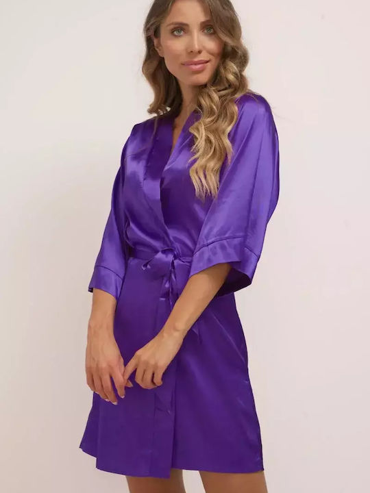 Bonatti Καλοκαιρινή Γυναικεία Ρόμπα Μωβ Maida