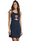 Remix Sommer Damen Nachthemd Dark Blue