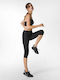 Schulung Frauen Capri Leggings Schwarz