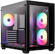 Aerocool Dryft-BK-v1 Middle Tower Cutie de calculator Negru