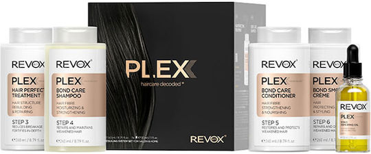 Revox B77 PLEX Σετ Θεραπείας Μαλλιών για Όλους τους Τύπους με Σαμπουάν, Conditioner και Λάδι 5τμχ