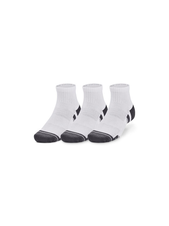 Under Armour Ua Performance Athletic Socks White 3 Pairs