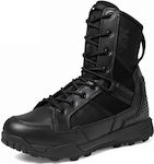 Military Boots Suede Black